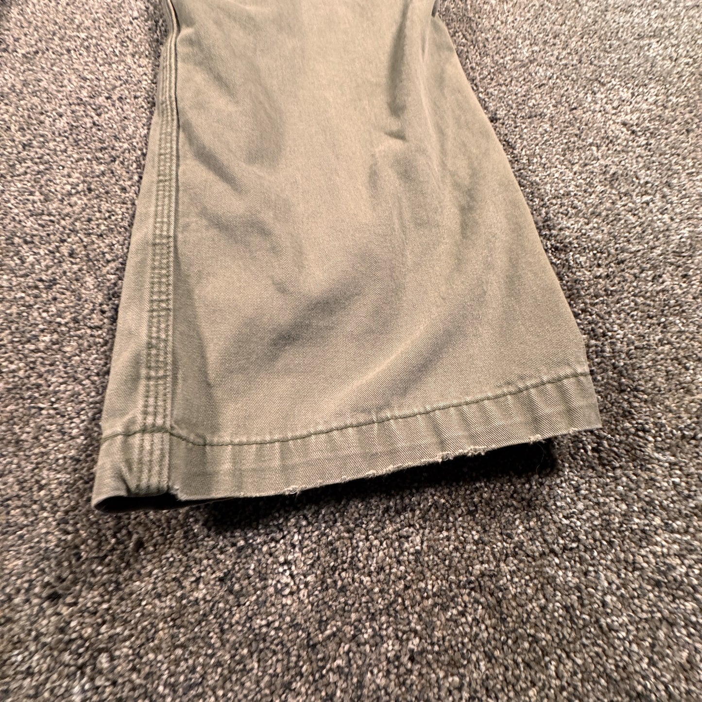 Carhartt Mens B324 ARG Relaxed Fit Work Pants Size 44x30 Green Carpenter Cotton