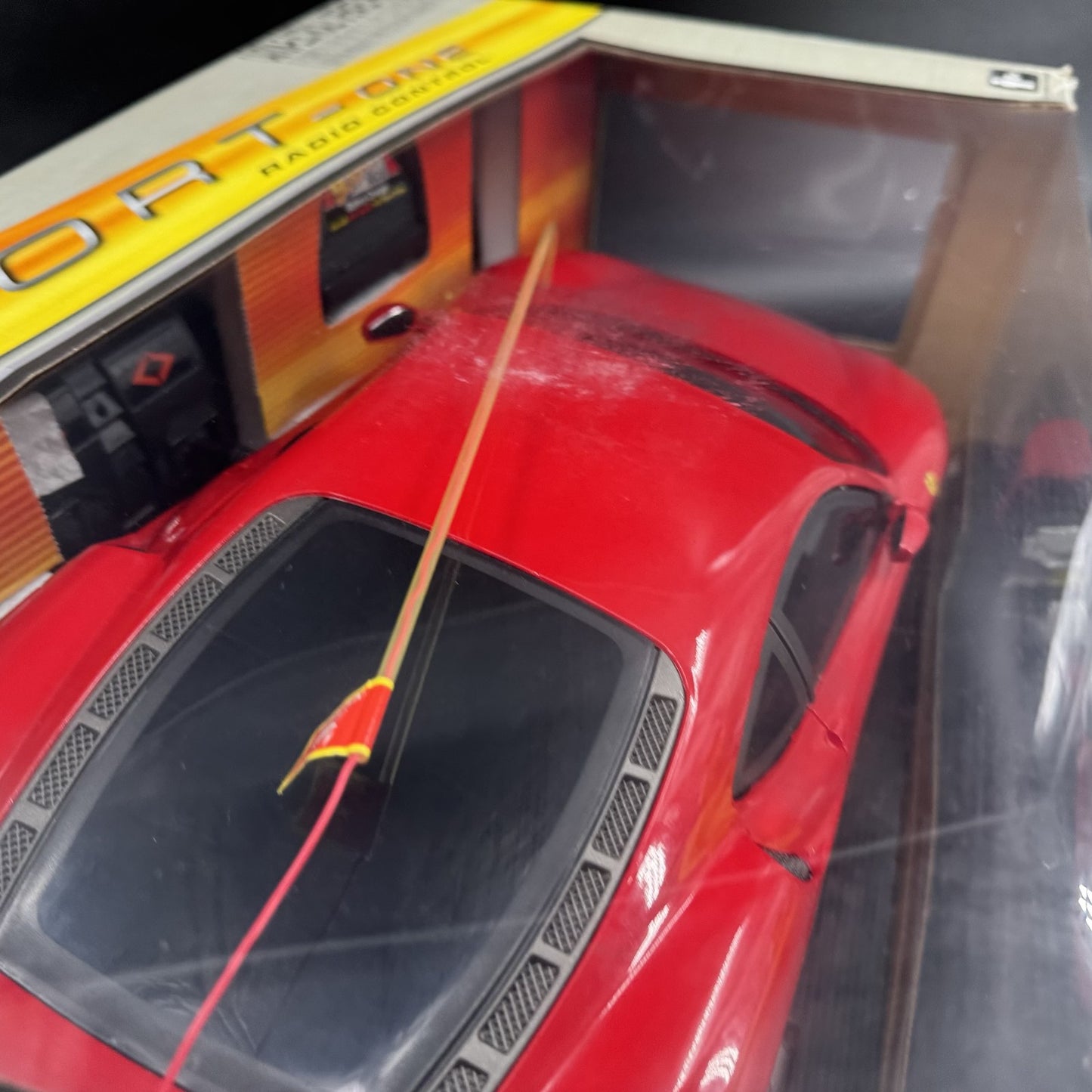 New Bright Ferrari F430 RC Radio Control Car 1/10 Scale 2007 TESTED WORKING