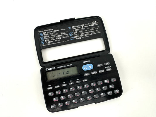 Canon Organizer DM-320 Vintage 1996 Digital Databank Pocket Calculator Memo
