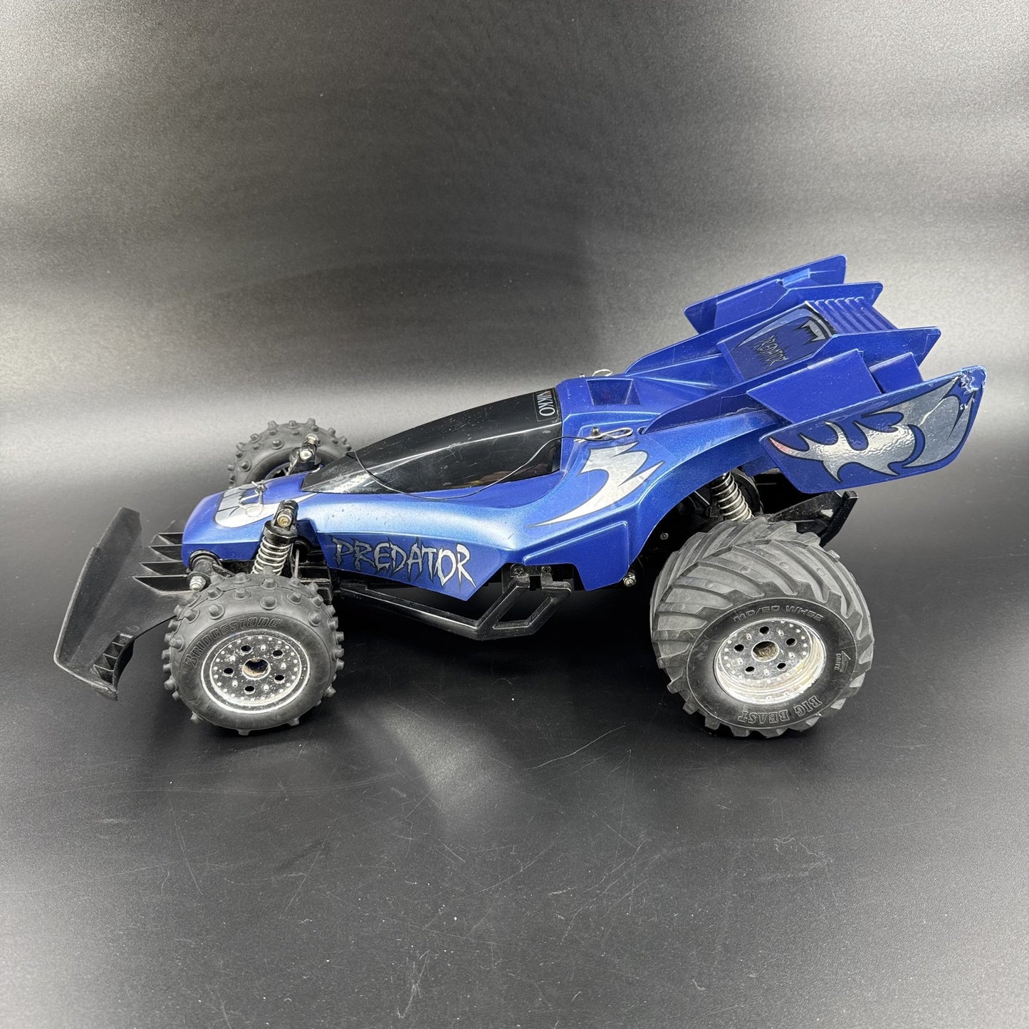 Nikko Predator 1/10 Vintage RC Radio Control Car Buggy Blue UNTESTED