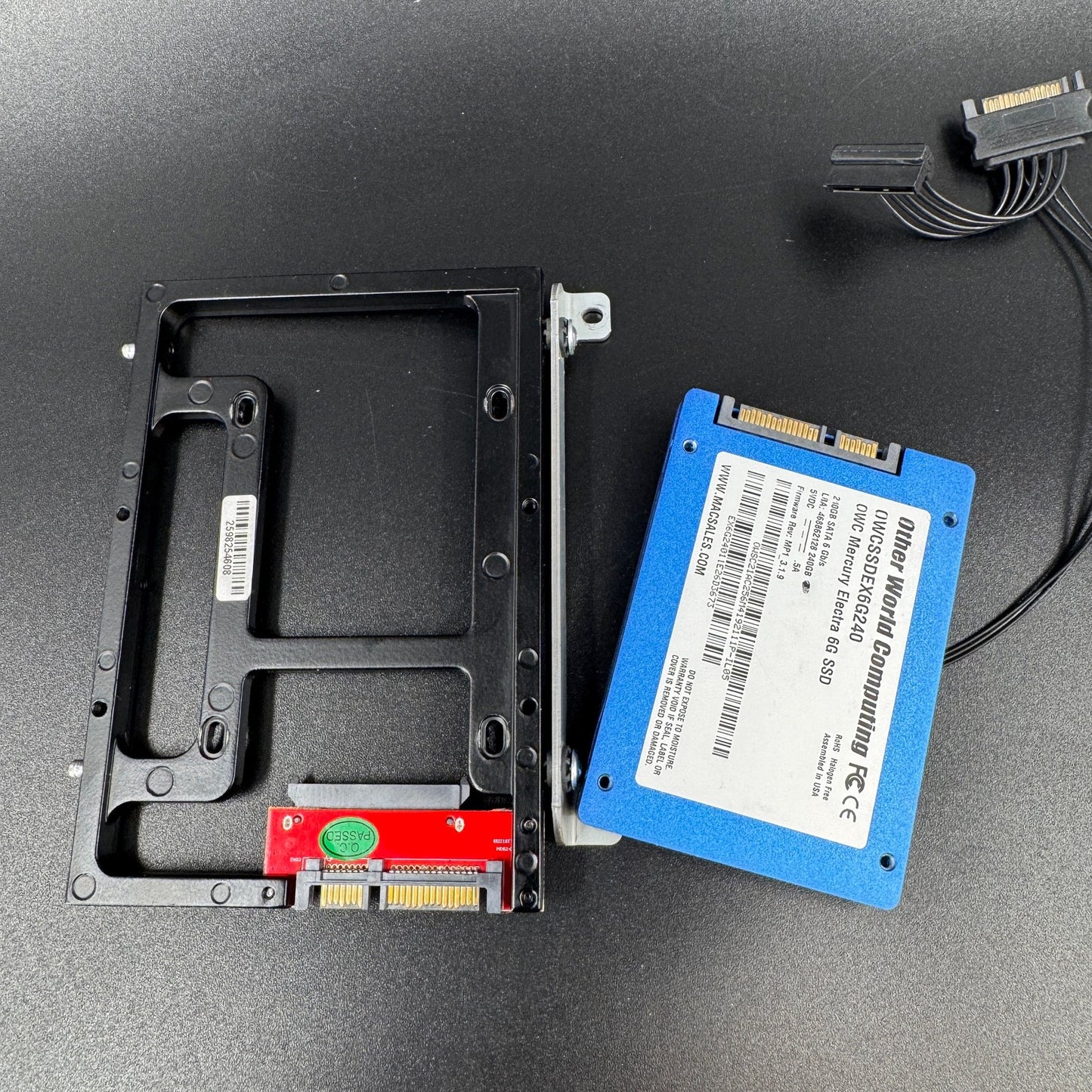 OWC 240GB SSD w/NewerTech AdaptaDrive 2.5 Thermal Adapter Kit iMac 2010/2011