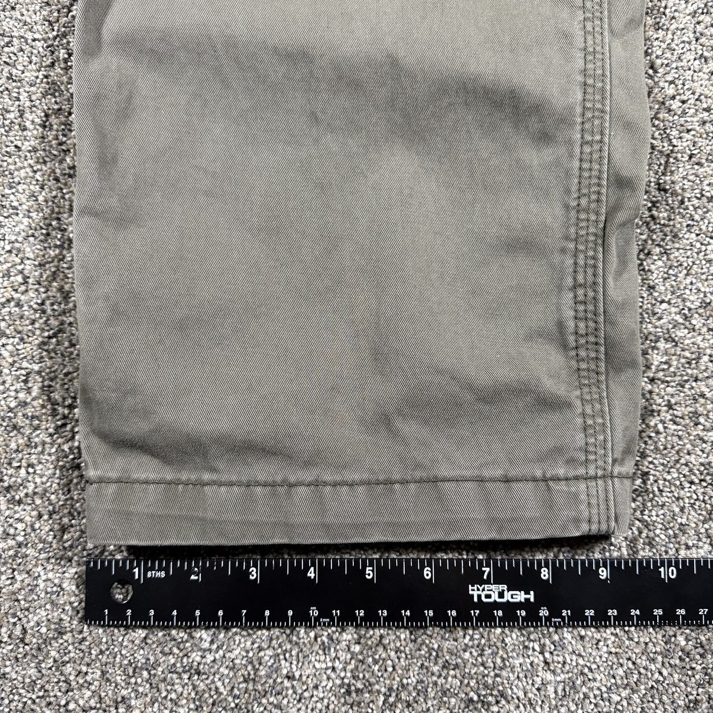 Carhartt Mens Work Pants 44x30 Relaxed Fit Green Cotton Canvas Workwear