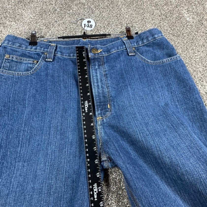 Carhartt Mens Jeans Size 40x30 Traditional Fit Blue Denim Work Pants