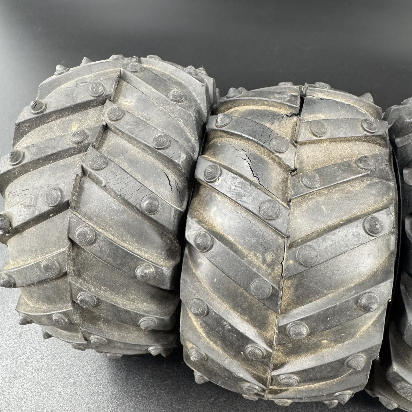 Nikko Radio Shack Rock Runner Thor Scorpion 1/10 Scale Wheels And Tire FOR PARTS