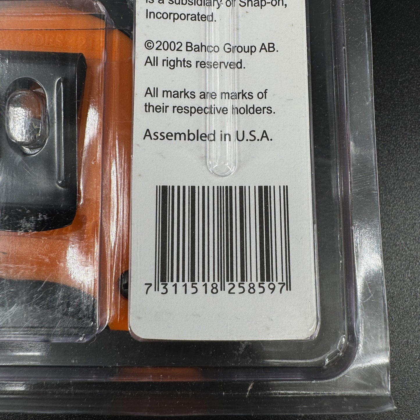 Bahco Snap-on Tape Measure 850003 16 ft 5M Inch/Metric Rubber Grip Made In USA