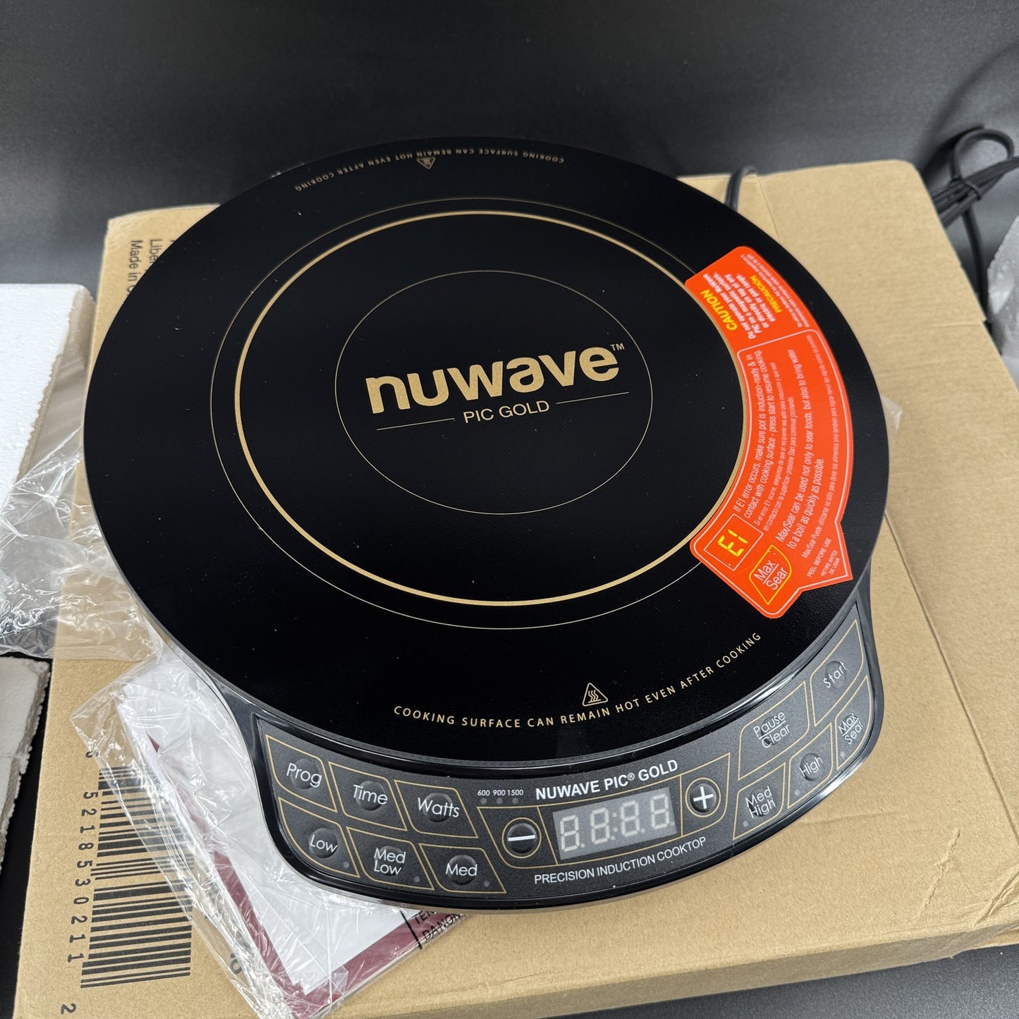 NuWave PIC Gold Precision Induction Cooktop 30211 BR Portable Electric Burner