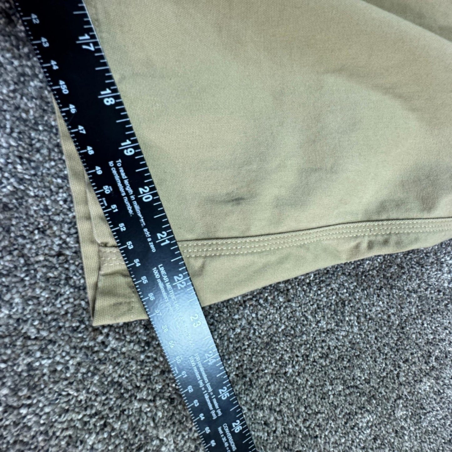 Carhartt Mens FR Flame Resistant Work Pants 38x36 Tan 2112 CAT 2 Sand Tan