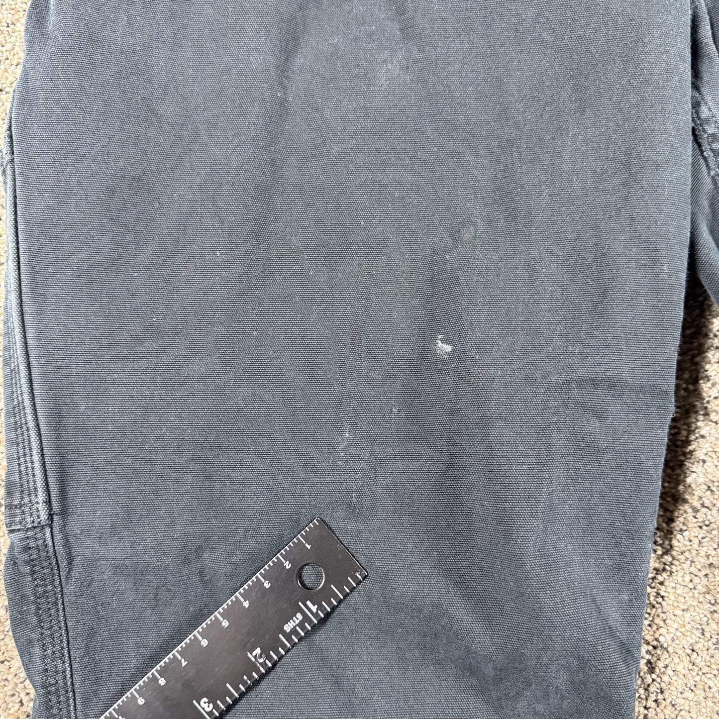 Carhartt Womens Work Pants 16 Tall Gray Relaxed Fit Distressed Carpenter
