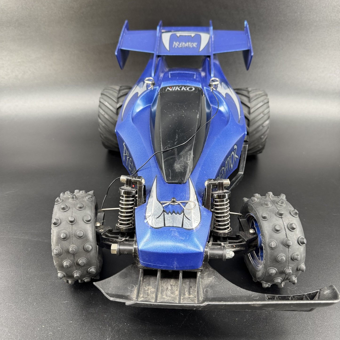 Nikko Predator 1/10 Vintage RC Radio Control Car Buggy Blue UNTESTED