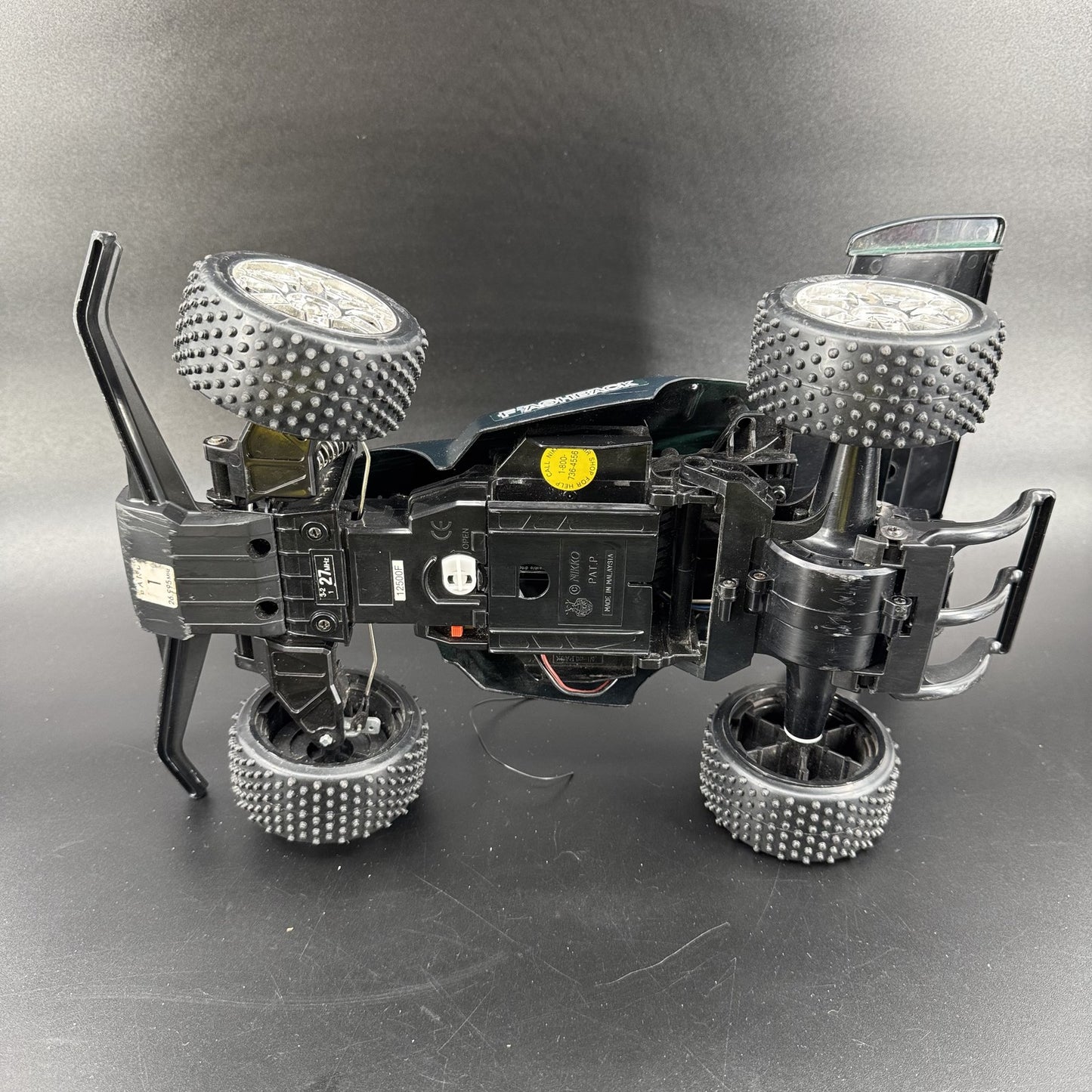 Nikko Flashback 1/12 Vintage Radio Control RC Car Buggy Green FOR PARTS