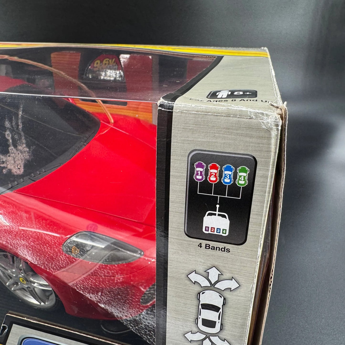 New Bright Ferrari F430 RC Radio Control Car 1/10 Scale 2007 TESTED WORKING
