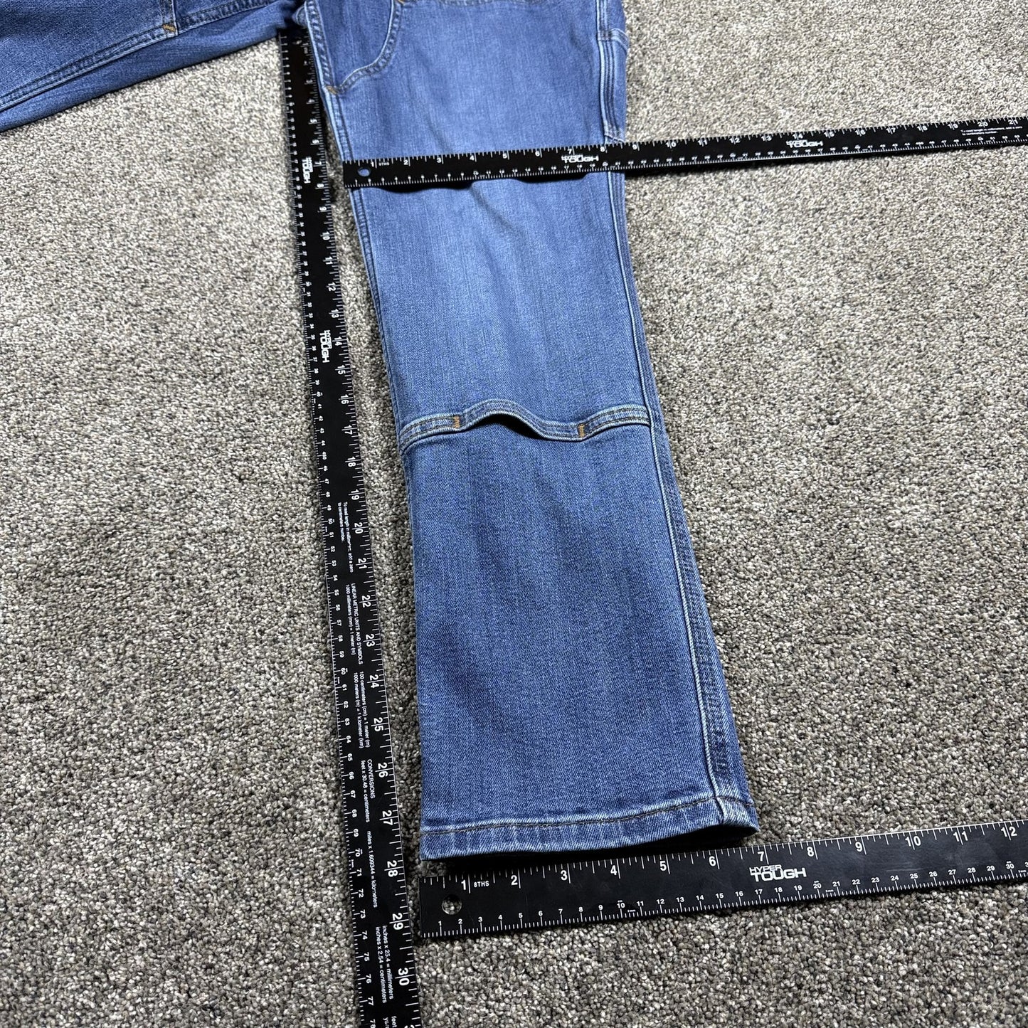 Carhartt Womens Relaxed Fit Carpenter Jeans 8 Regular Blue Double Knee