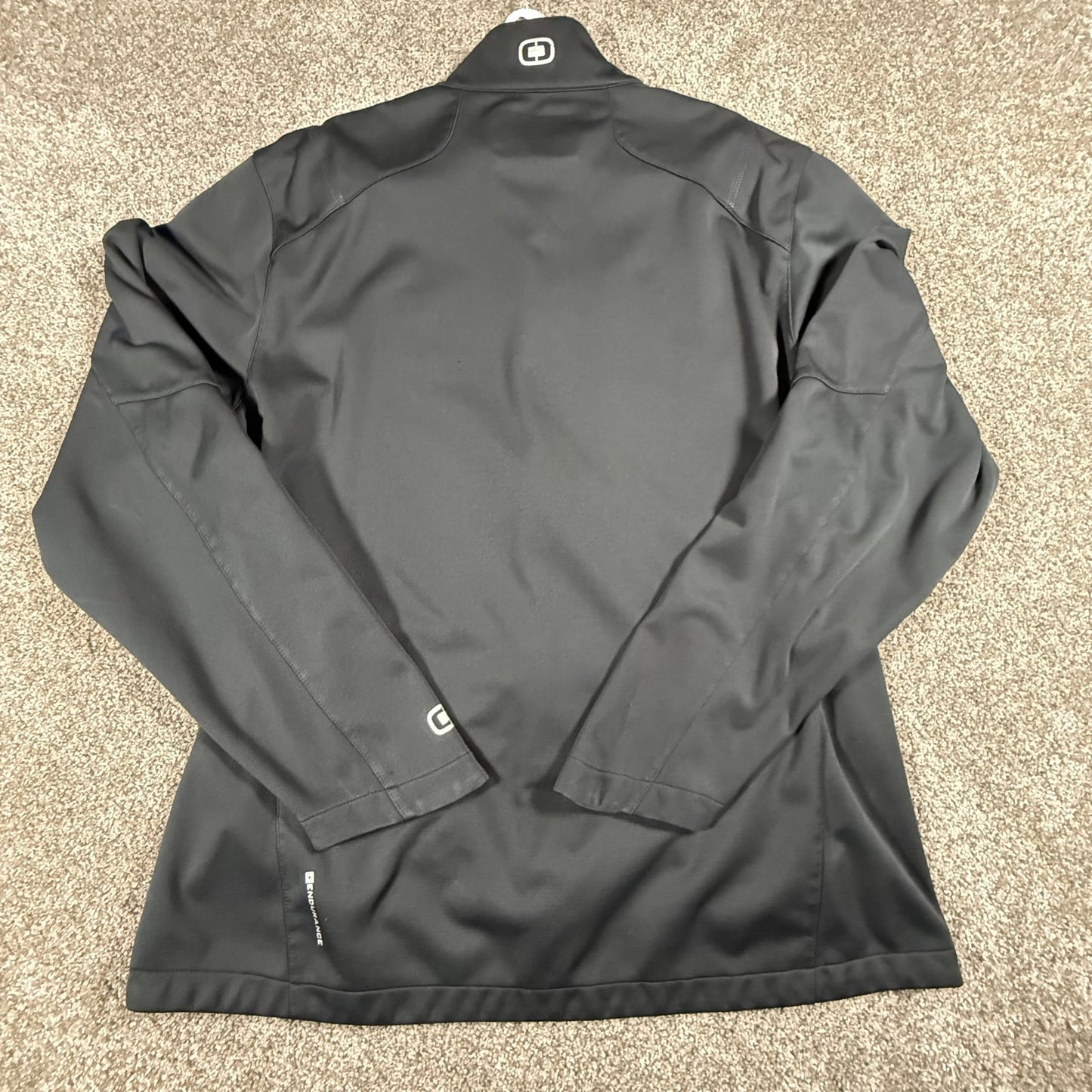 OGIO Endurance Crux Mens XL Black Full Zip Soft Shell Jacket