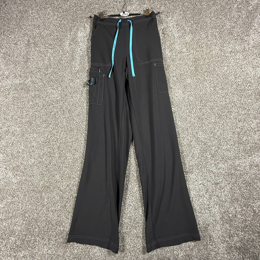 Carhartt Womens Scrub Pants C52110T Tall XS Black Medical Uniform Cargo