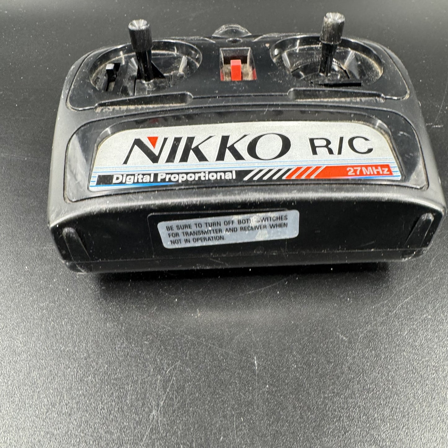 Nikko Vintage RC Radio Control Transmitter Remote 27MHz Tested For Power