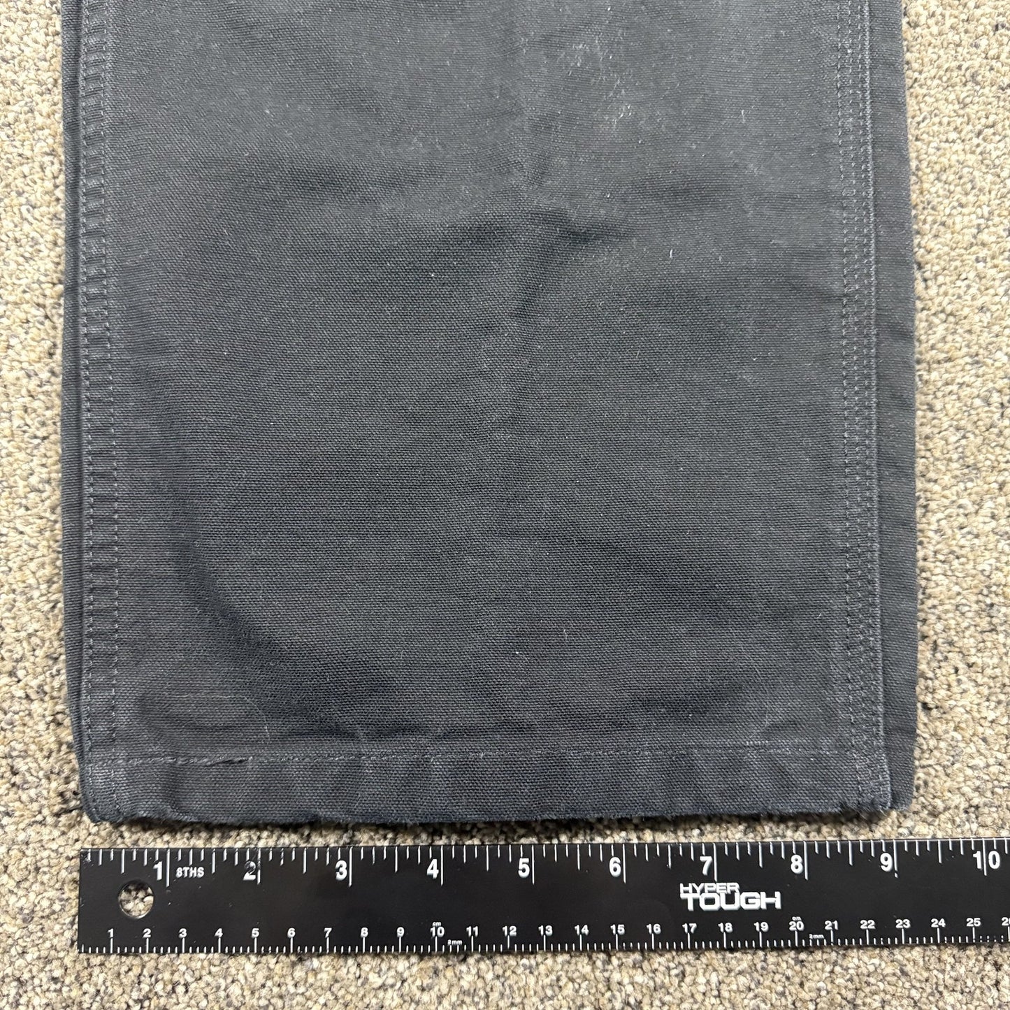 Carhartt Mens B11 Work Pants 35x30 Black Cotton Canvas Utility Carpenter