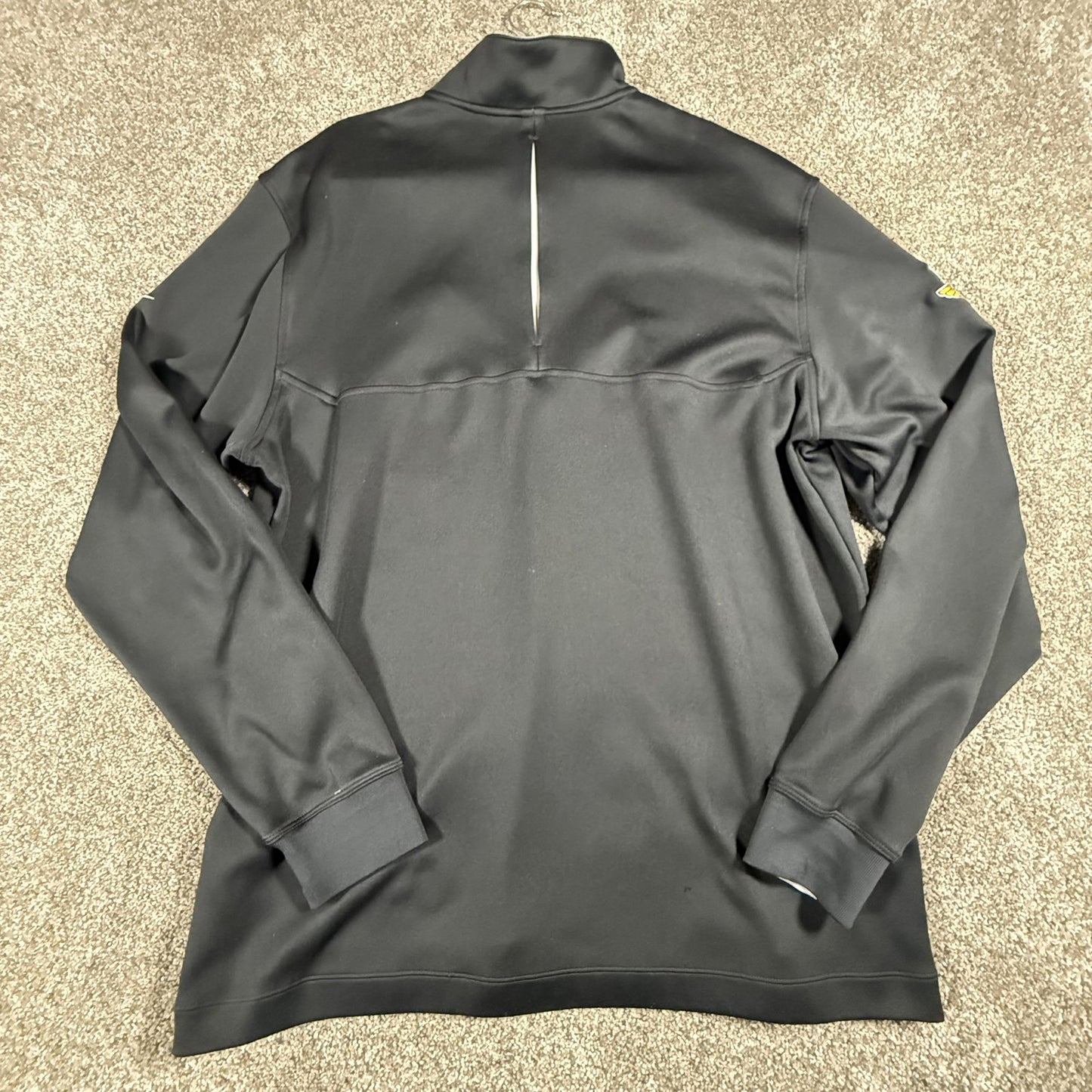 Nike Golf Mens Quarter Zip Pullover XL Black DRI-FIT Indianapolis 500 2011
