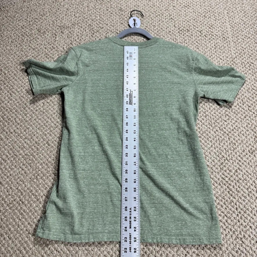 Carhartt Womens Loose Fit Pocket T-Shirt S Green Heather Short Sleeve