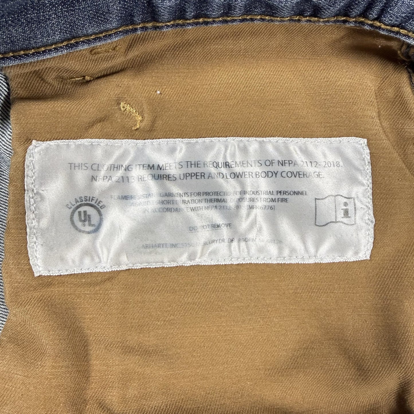 Carhartt Womens FR Flame Resistant Reflective Safety Workwear Jeans 16 Short