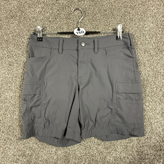 Carhartt Womens Force Cargo Shorts Size 6 Regular Gray Straight Fit Work Ripstop