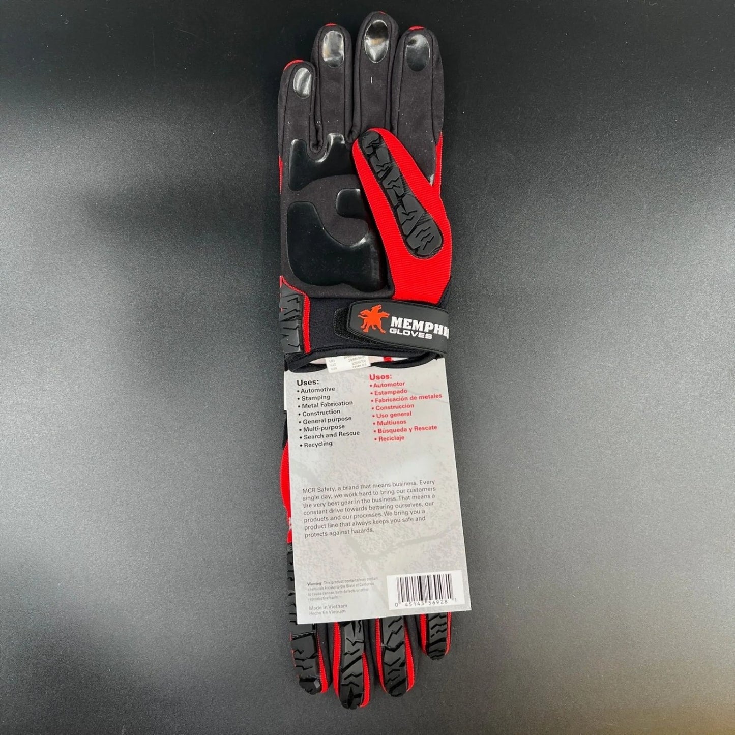 Memphis Gloves M Predator Ansi 2 Cut Resistant Palm Multi-Task Work Gloves