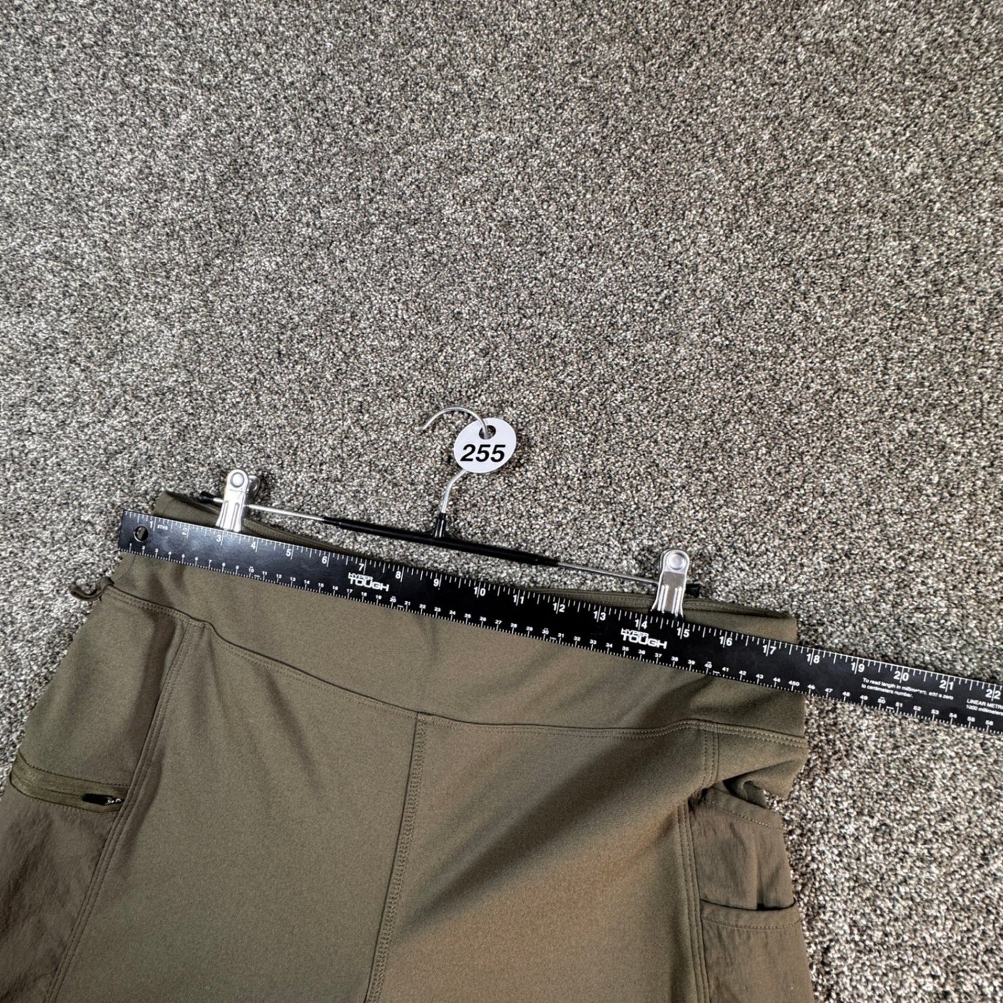 Carhartt Womens Fitted Utility Leggings Pants XL Tall Olive Green Cargo