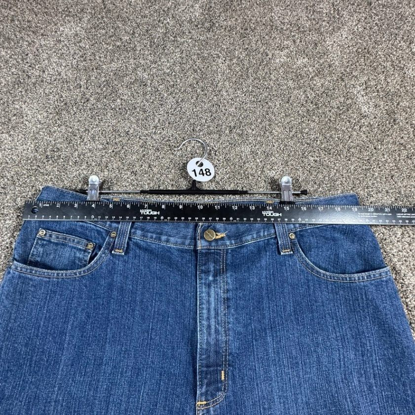 Carhartt Mens Jeans Size 40x30 Traditional Fit Blue Denim Work Pants