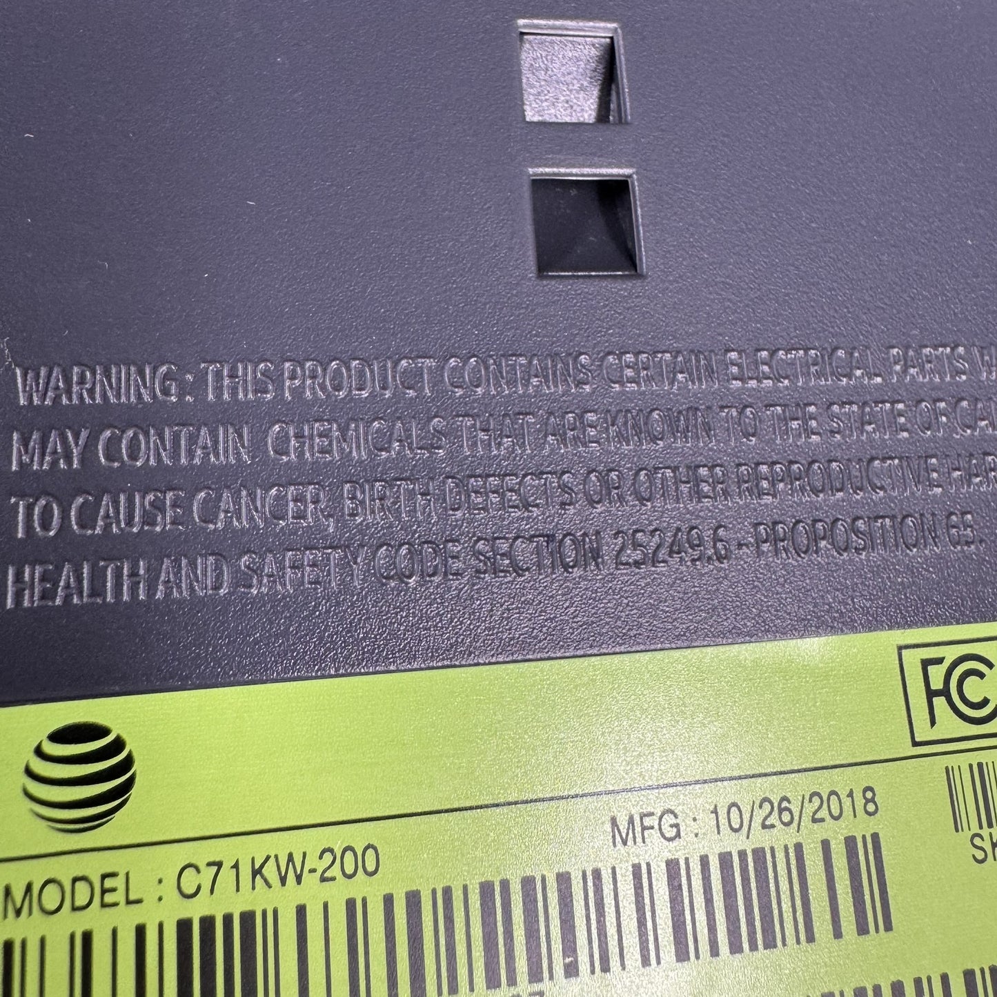 DIRECTV Stream TV Box Streaming Media Player C71KW-200 No Remote TESTED WORKING