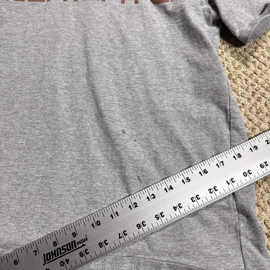 Carhartt Womens T-Shirt Size XS Gray Short Sleeve Logo Original Fit w/Stains