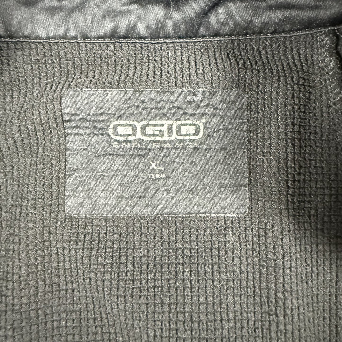 OGIO Endurance Crux Mens XL Black Full Zip Soft Shell Jacket