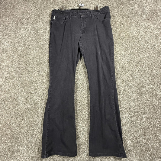 Carhartt Womens Jeans Size 16x32 Black Original Fit Bootcut