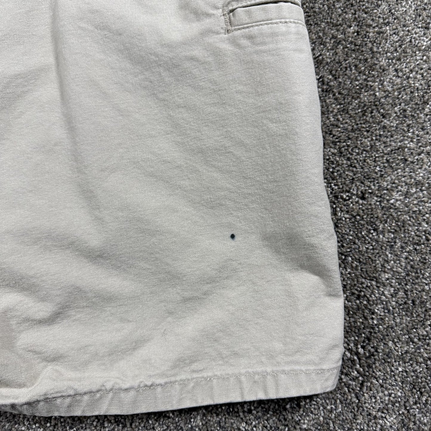 Carhartt Mens Work Shorts Double Knee Carpenter Size 44 Tan Cotton Canvas