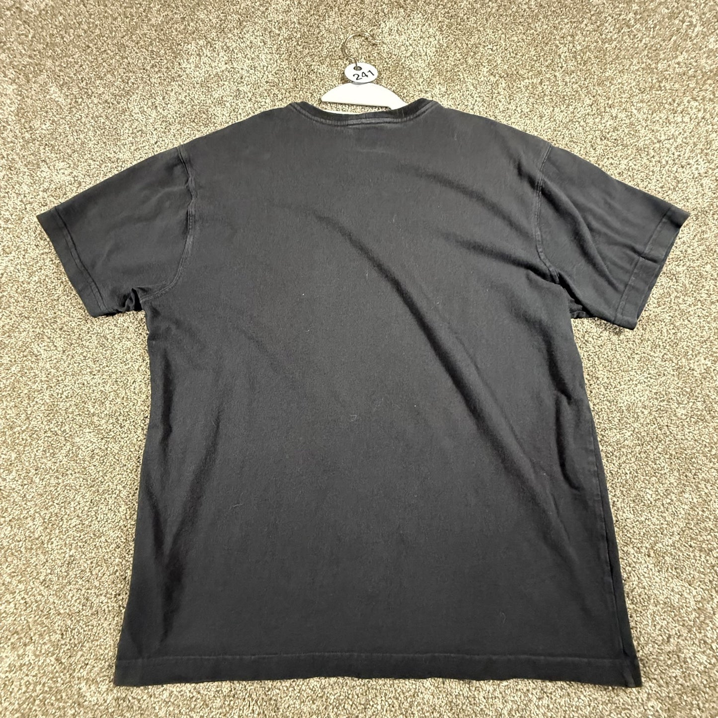 Carhartt Mens Graphic T-Shirt American Flag Logo Durable Goods Black