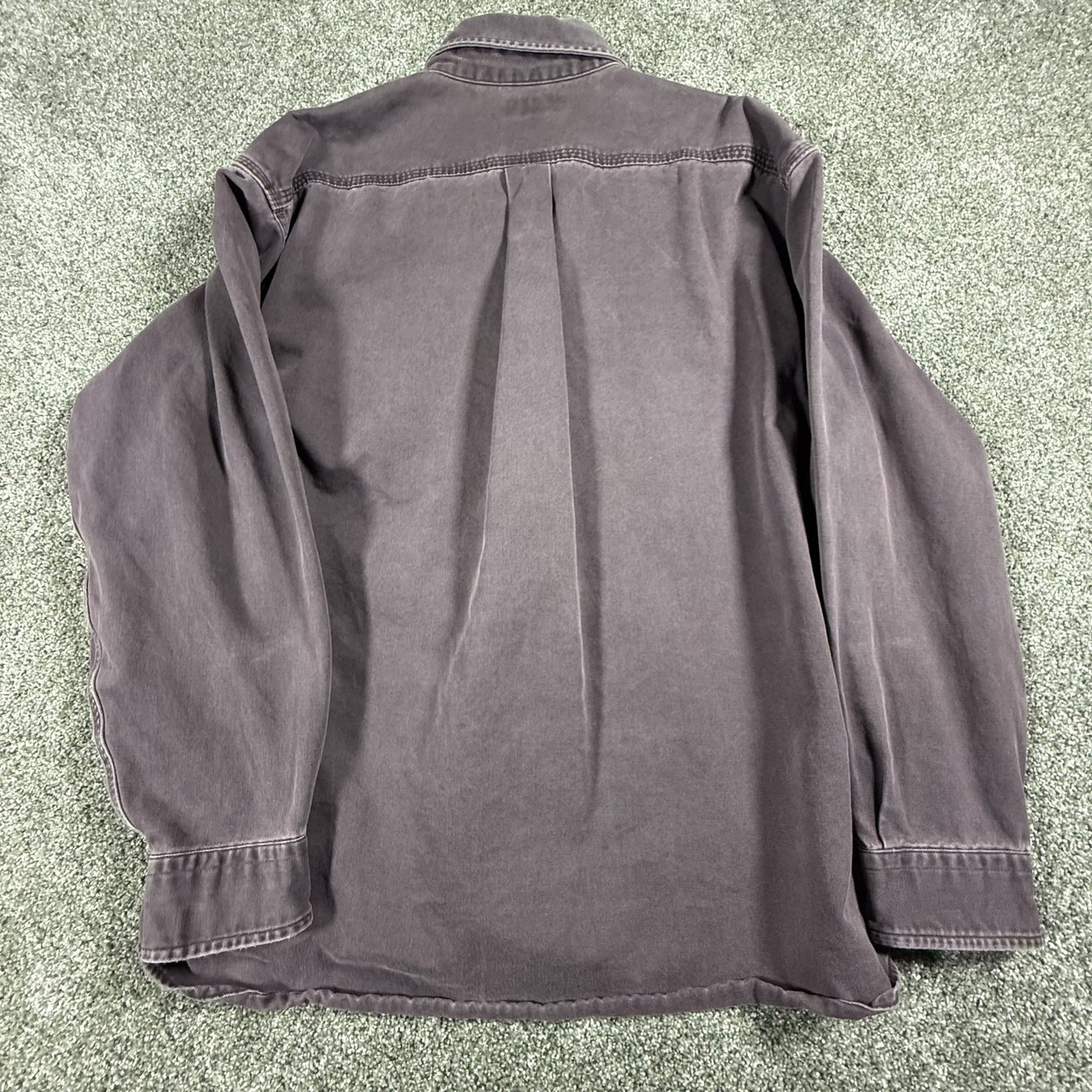 Carhartt Mens XL Plum Long Sleeve Button Down Dean Winchester Supernatural