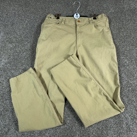 Carhartt Mens FR Flame Resistant Work Pants 38x36 Tan 2112 CAT 2 Sand Tan