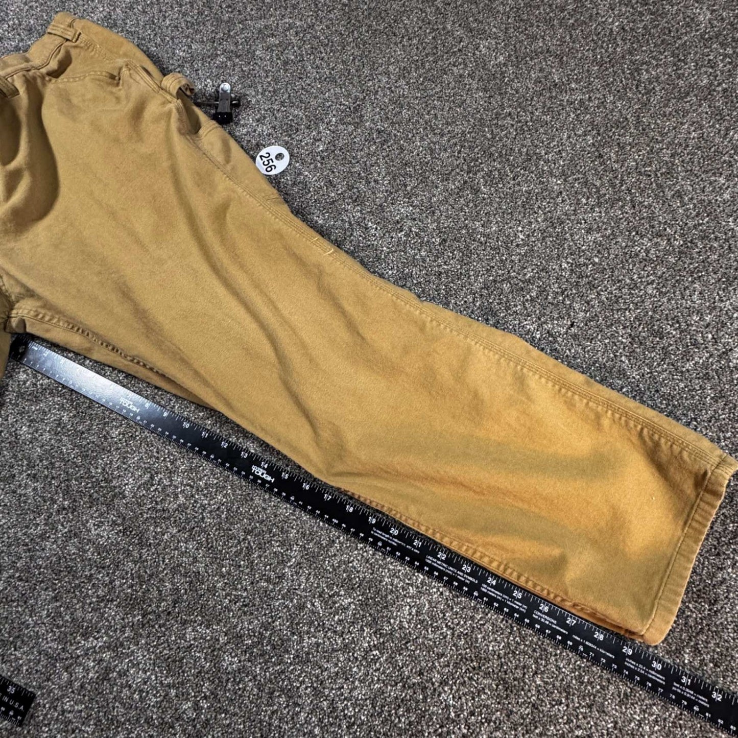 Carhartt Womens Crawford Work Pants Size 26W Tan Original Fit Carpenter