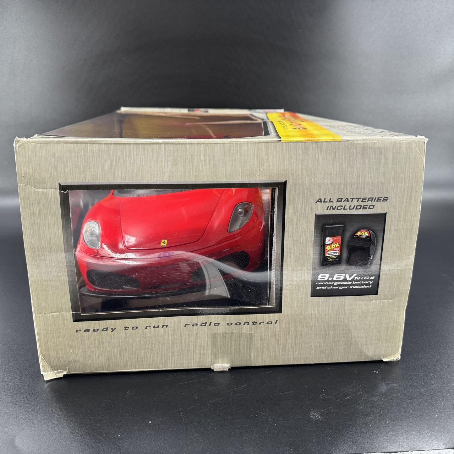 New Bright Ferrari F430 RC Radio Control Car 1/10 Scale 2007 TESTED WORKING