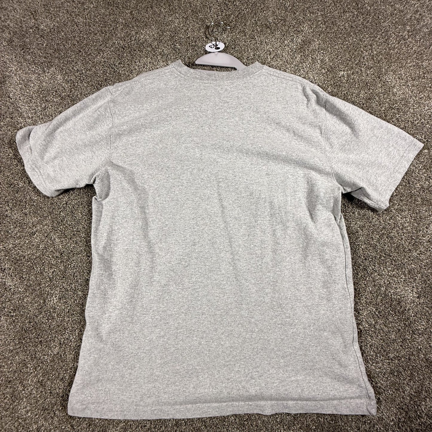 Carhartt Mens T Shirt Size M Gray Graphic Logo Short Sleeve Original Fit