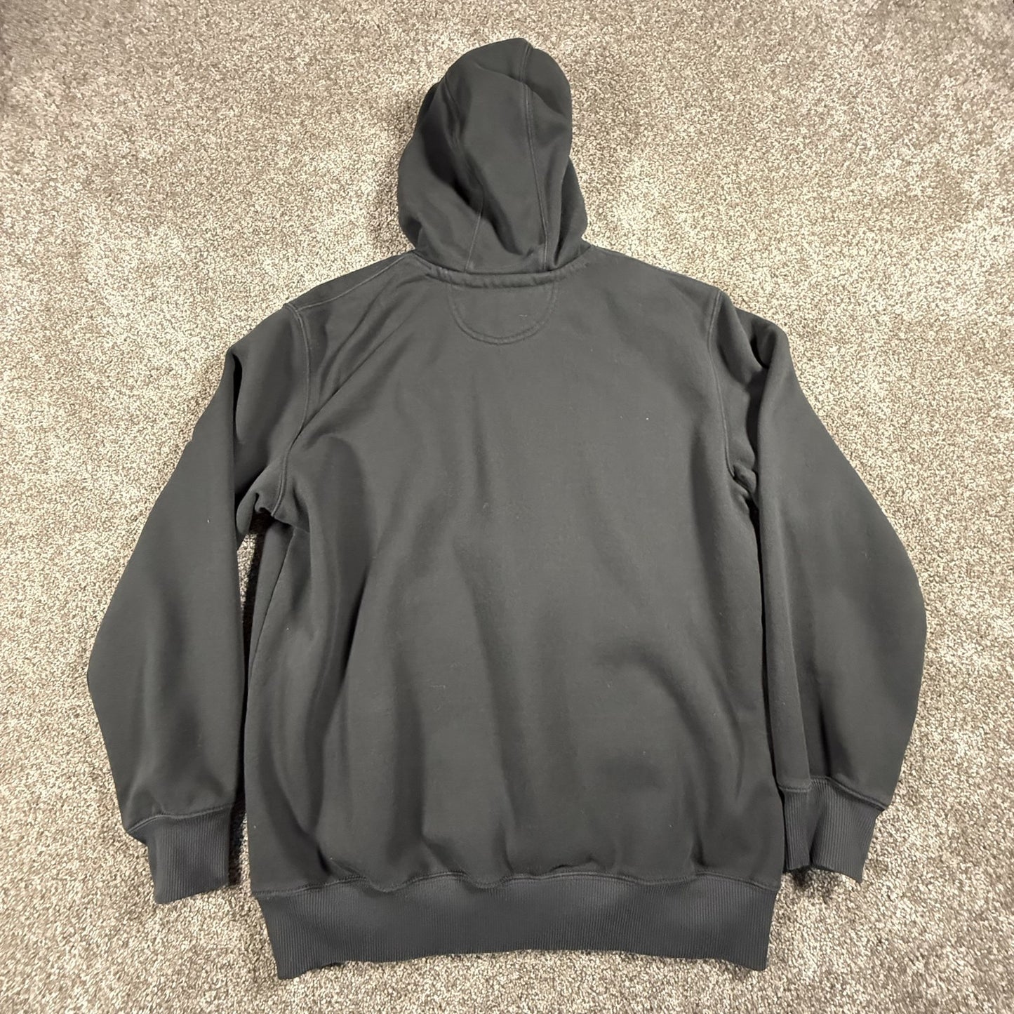 Carhartt Black Mens Hoodie L Rain Defender Loose Fit Pullover Sweatshirt