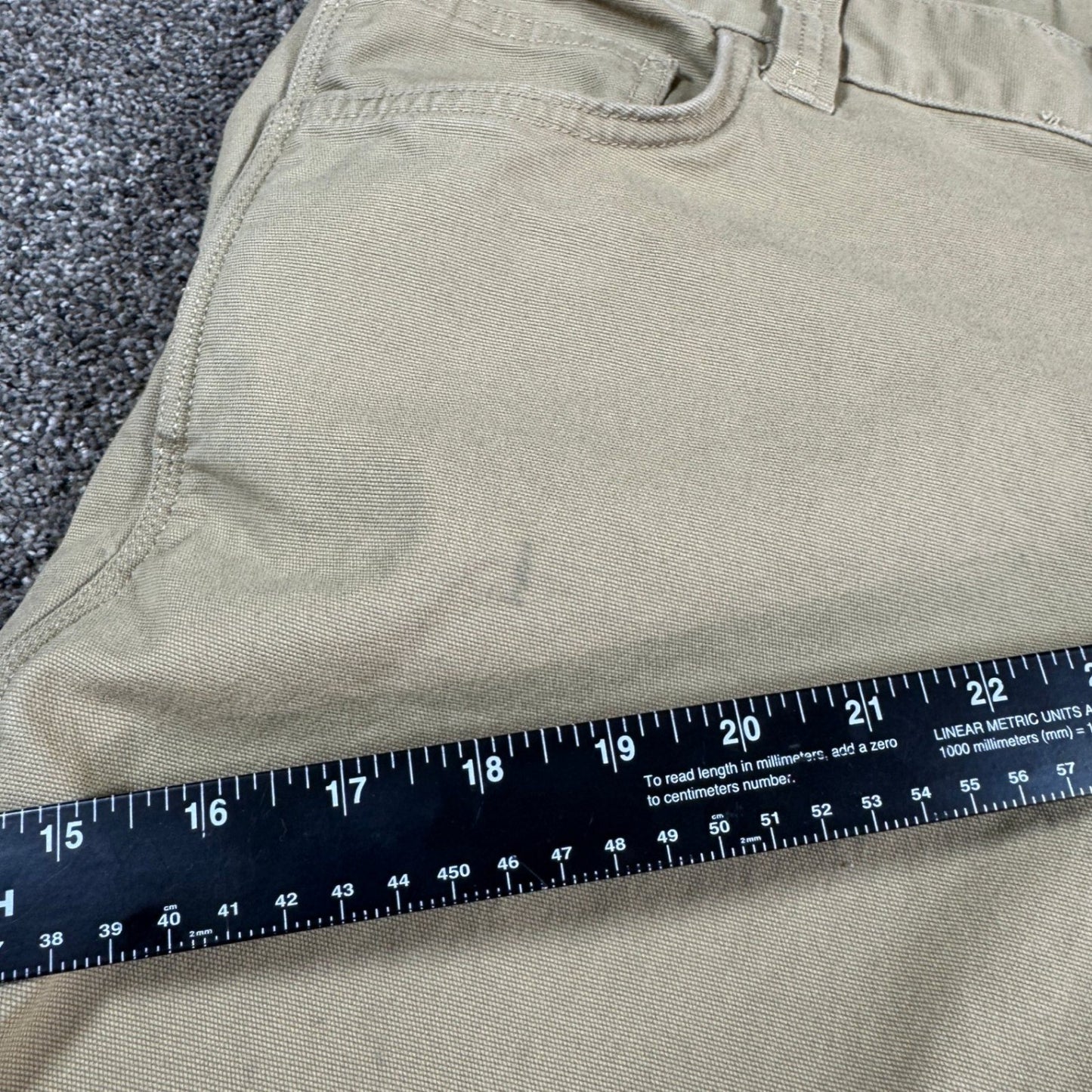 Carhartt Mens FR Flame Resistant Work Pants 38x36 Tan 2112 CAT 2 Sand Tan