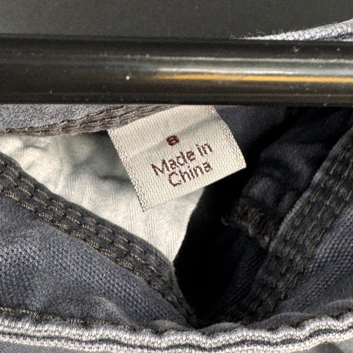 Carhartt Womens Size 8 Carpenter Shorts Gray Washed Original Fit Workwear