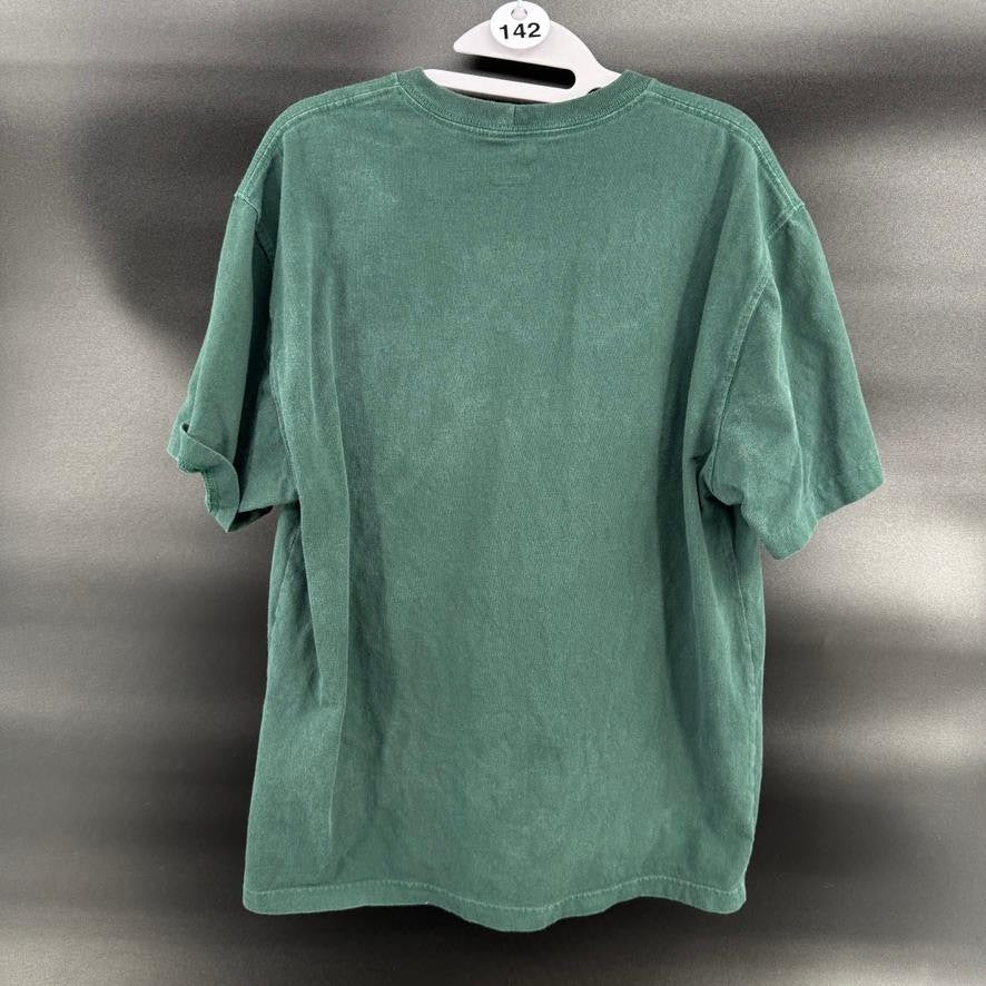 Carhartt Mens Pocket T-Shirt M Green Original Fit Short Sleeve Workwear