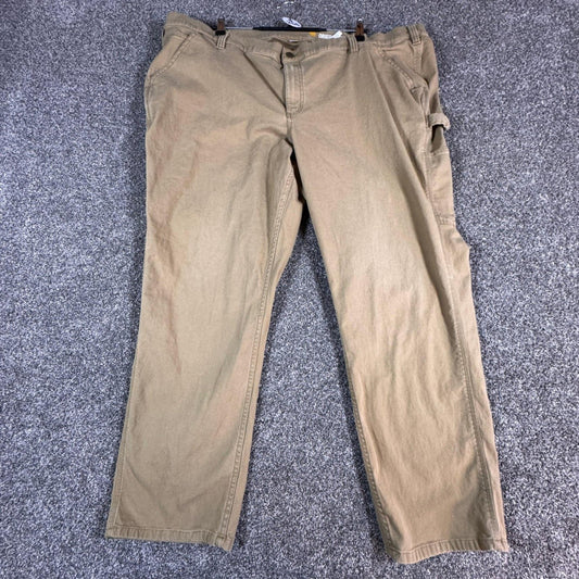 Carhartt Womens Crawford Work Pants Size 26W Tan Original Fit Carpenter