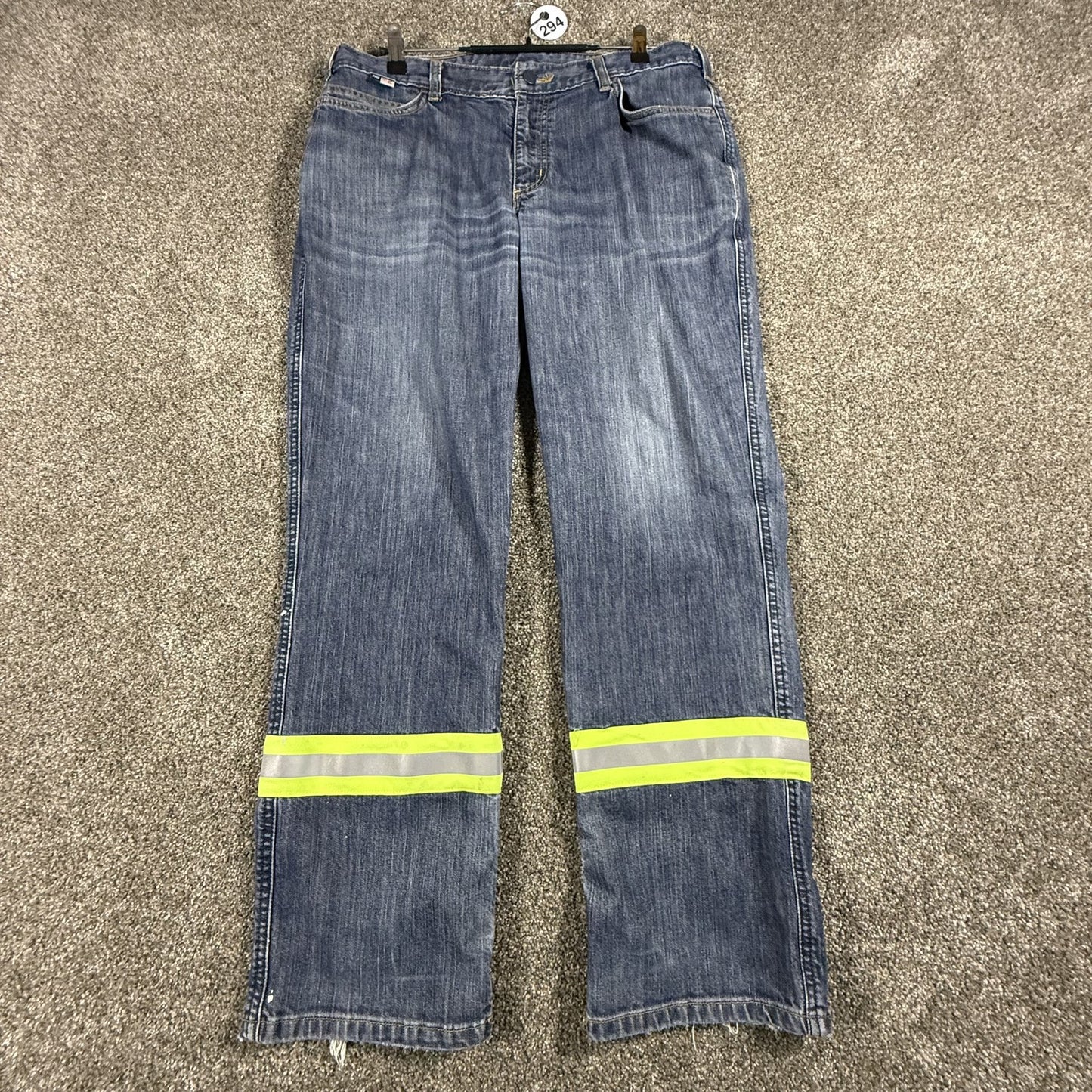Carhartt Womens FR Flame Resistant Reflective Safety Workwear Jeans 16 Short