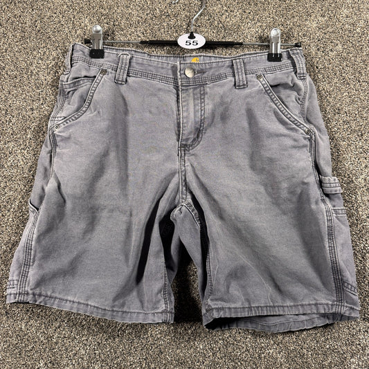 Carhartt Womens Carpenter Work Shorts Size 4 Gray Original Fit 102094