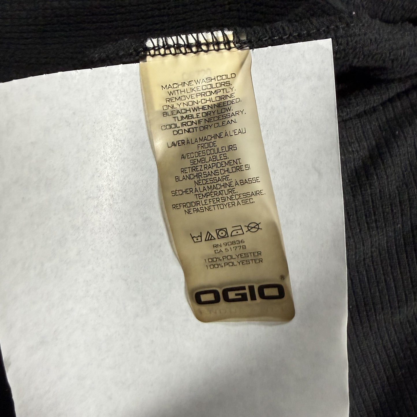 OGIO Endurance Crux Mens XL Black Full Zip Soft Shell Jacket