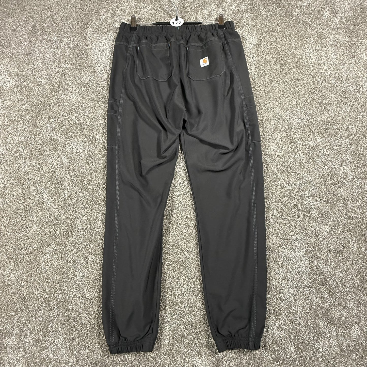 Carhartt Force Scrubs Pants M Black Jogger Drawstring Elastic Cuff