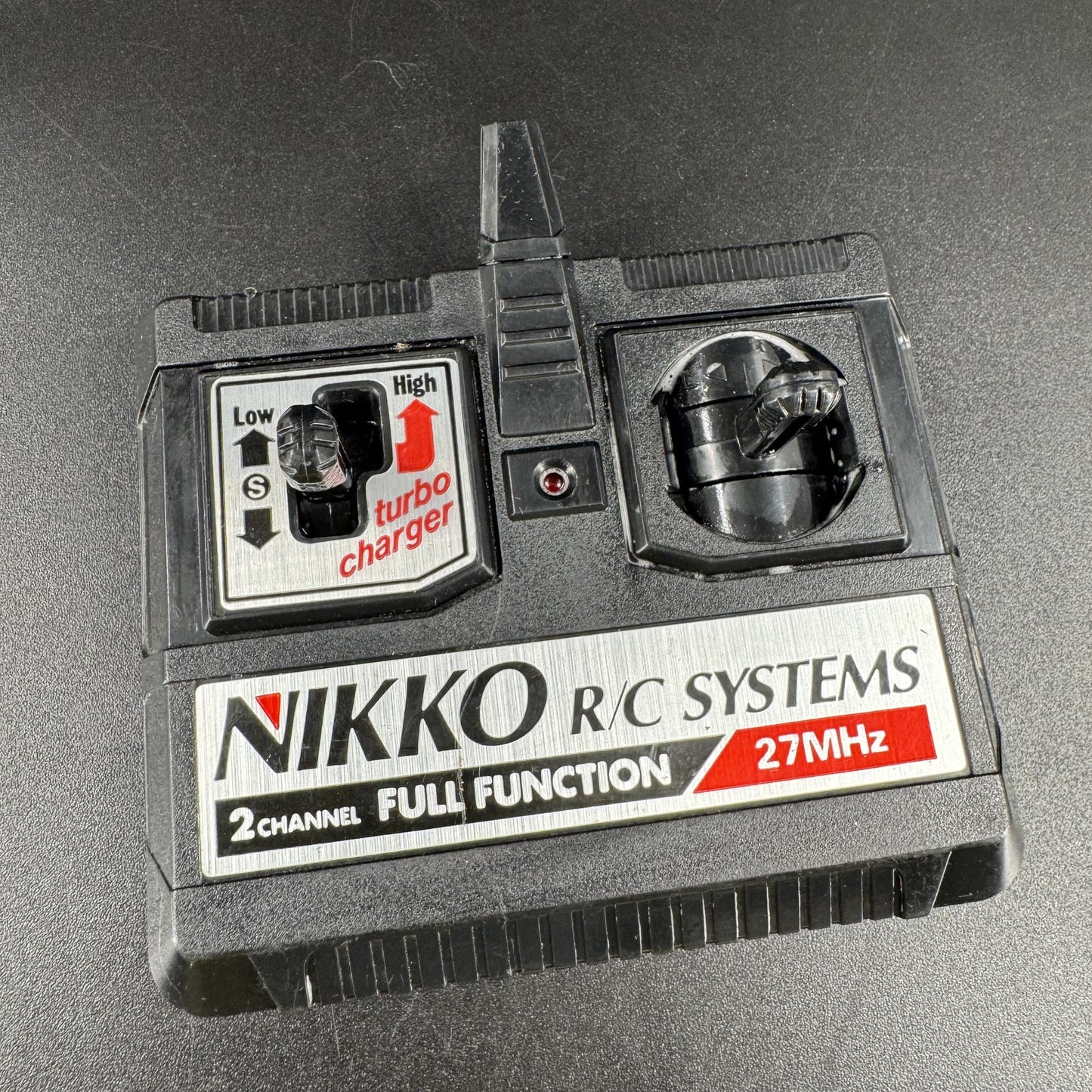 NIKKO Radio Control RC Remote 2 Channel Full Function 27MHz Turbo UNTESTED