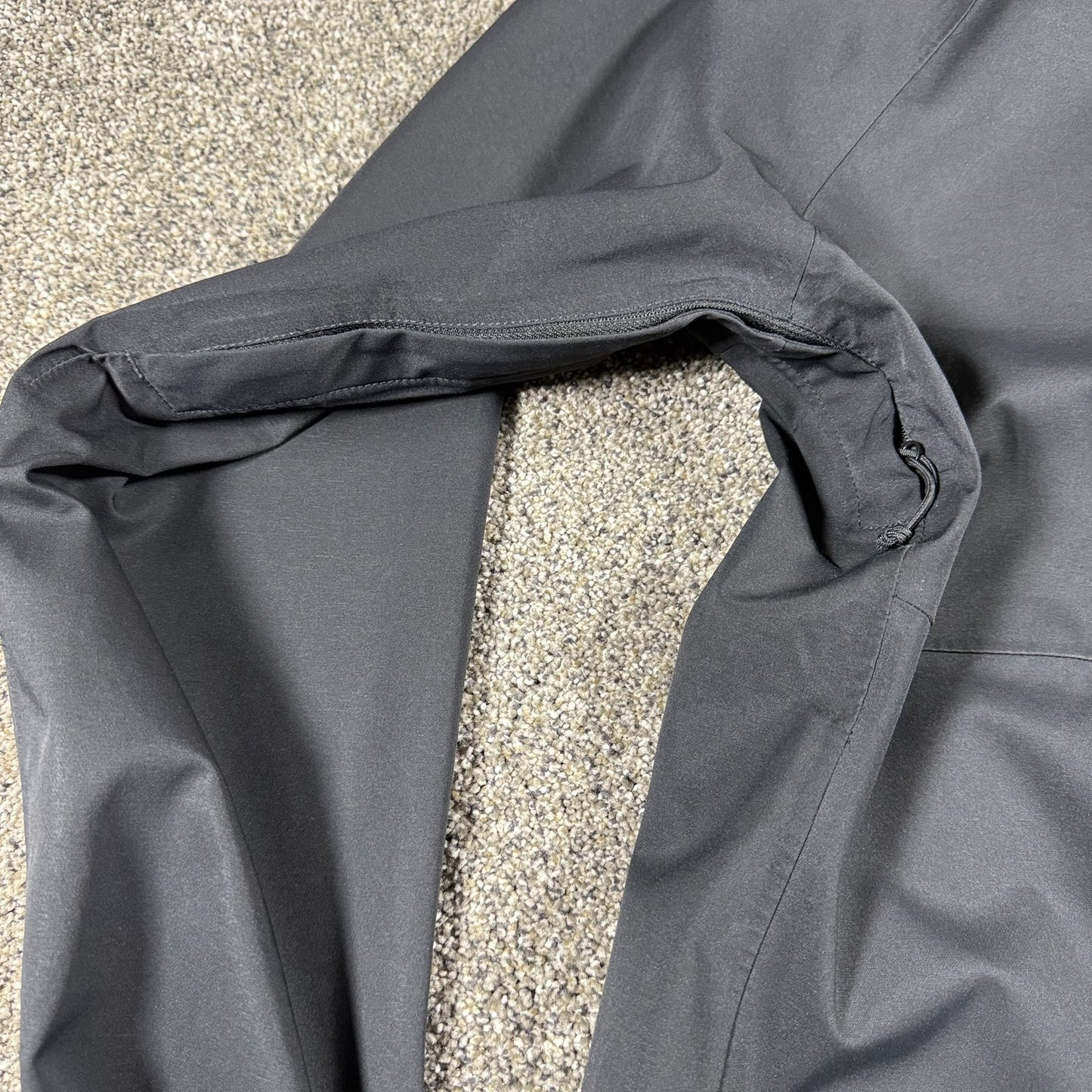 The North Face Dryvent Womens Hooded Rain Jacket Size XL Black Full Zip Coat