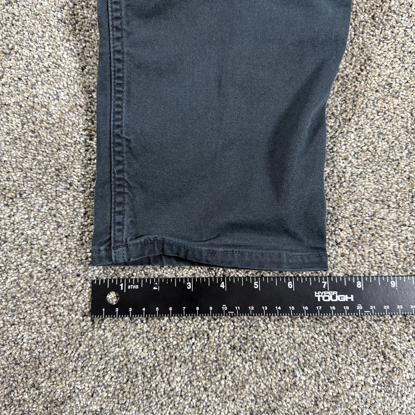 Carhartt Womens Work Pants 16 Tall Gray Relaxed Fit Distressed Carpenter